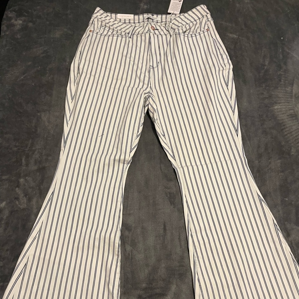 Pinstripe Judy Blue Super Flare size 20w